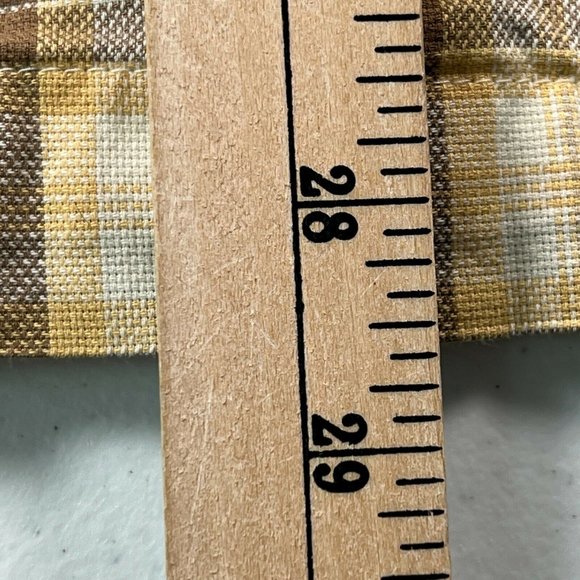 LL Bean Shirts Mens XL Short Sleeve Brown Plaid Button Up Slightly Fitte… - Picture 8 of 8